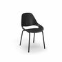 FALK Stuhl Aluminium Pulverbeschichtet Kunststoff Schwarz 0