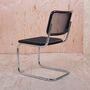 S 32 N Thonet Freischwinger Metall Holz Schwarz 2