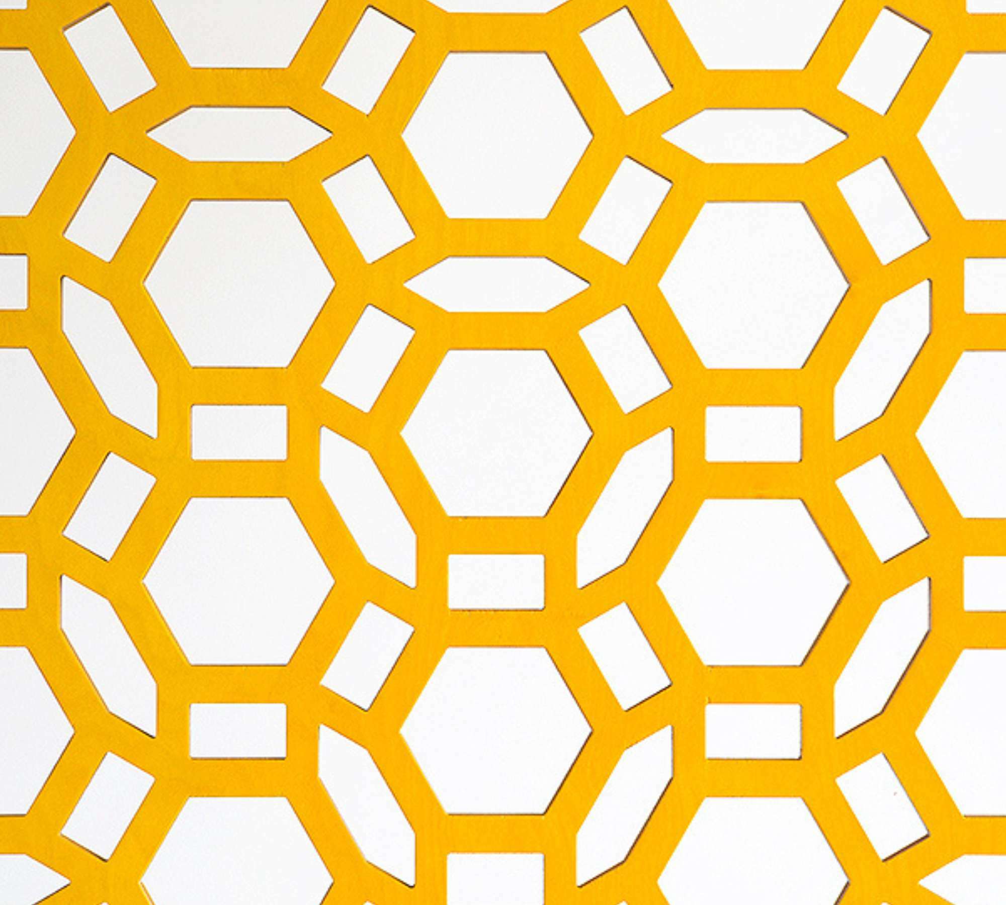 CELLS Raumteiler Holz Orange 4