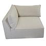 Daphne 1-Sitzer Eckmodul Links Maya Cream 8