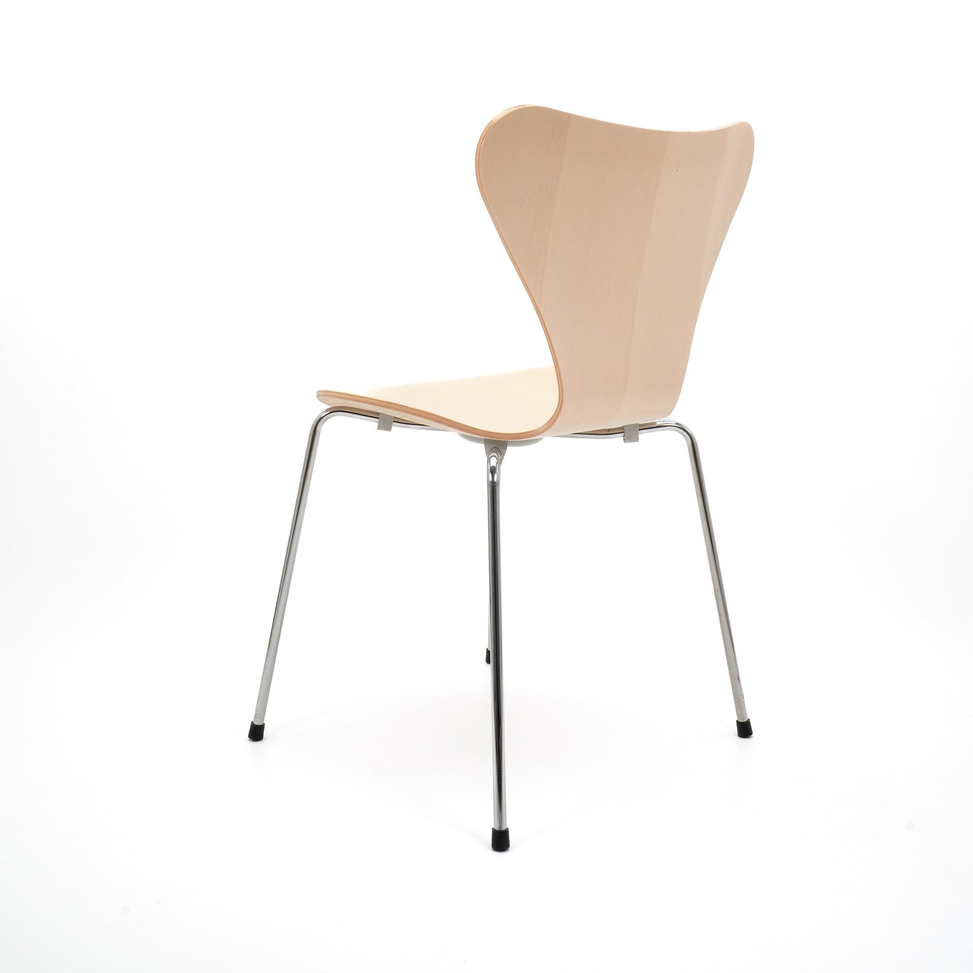 Serie 7 Stuhl Chrom Ahorn von Fritz Hansen 2