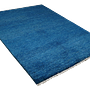 Gabbeh Teppich Wolle Blau 2