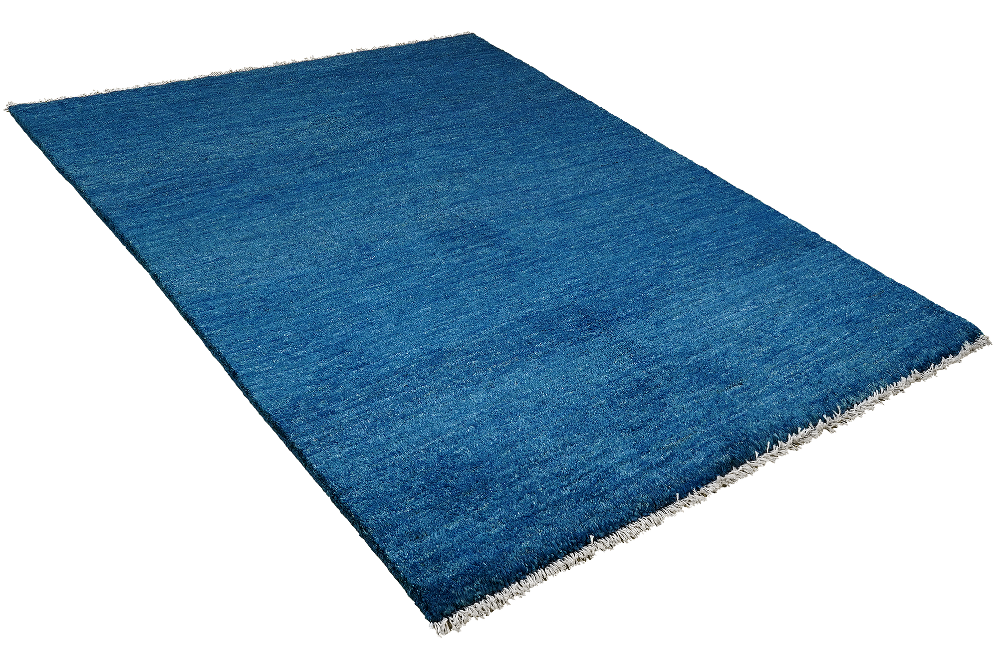 Gabbeh Teppich Wolle Blau 2