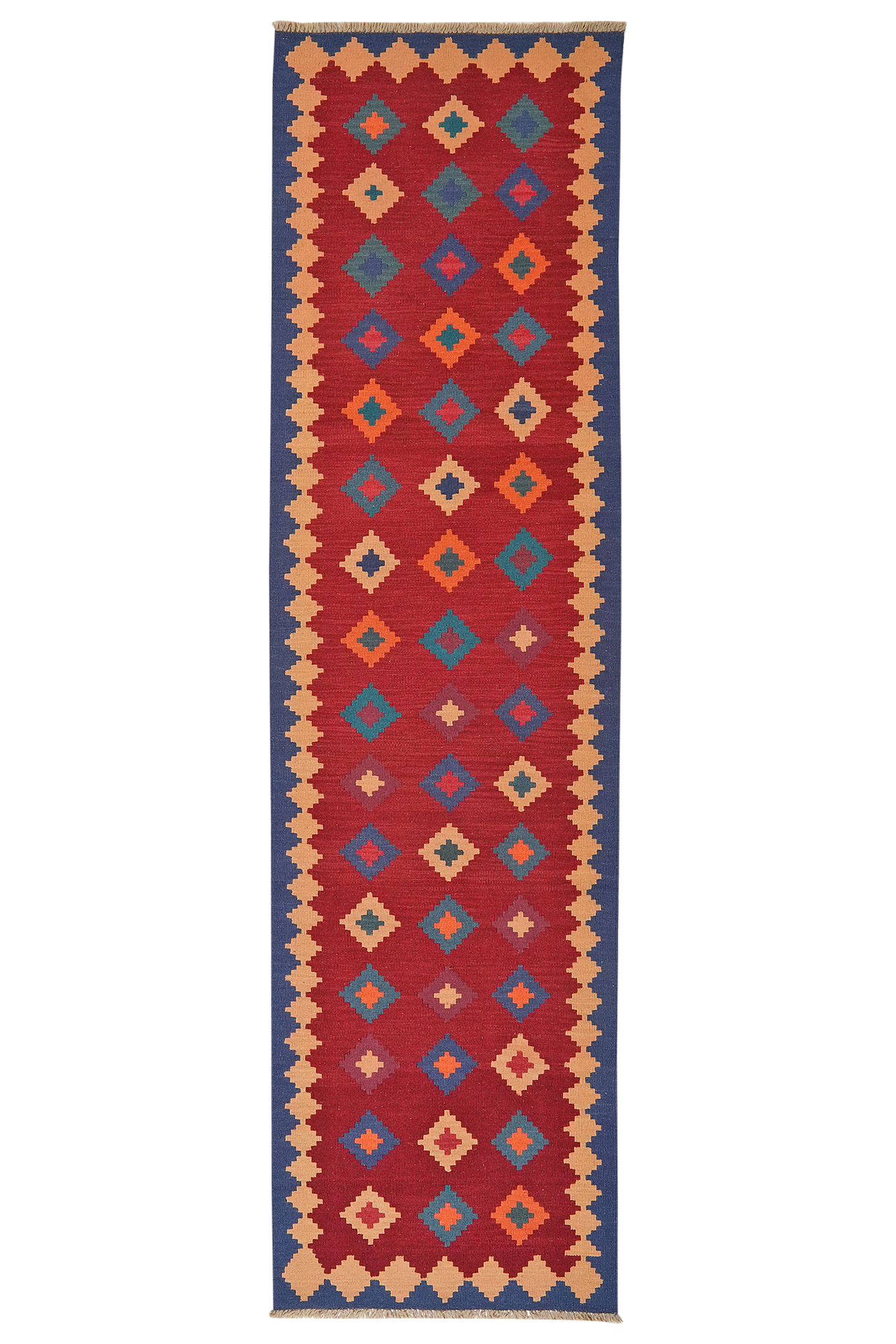 Kilim Gashgai Teppich Mehrfarbig 0