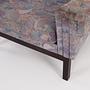 Vintage Sessel Buchenholz Textil Violett 1960er Jahre  13