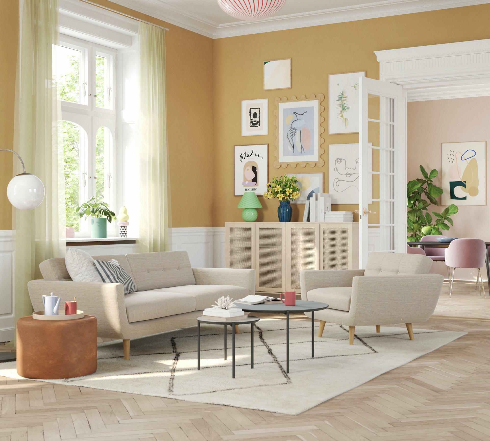 Vera Sofa 3-Sitzer Olena Midnight Blue 3