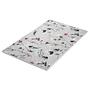 Badematte Flores Webstoff Mehrfarbig 120 x 70 cm 0