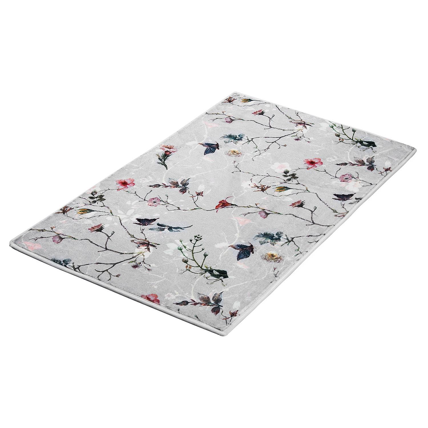 Badematte Flores Webstoff Mehrfarbig 120 x 70 cm 0