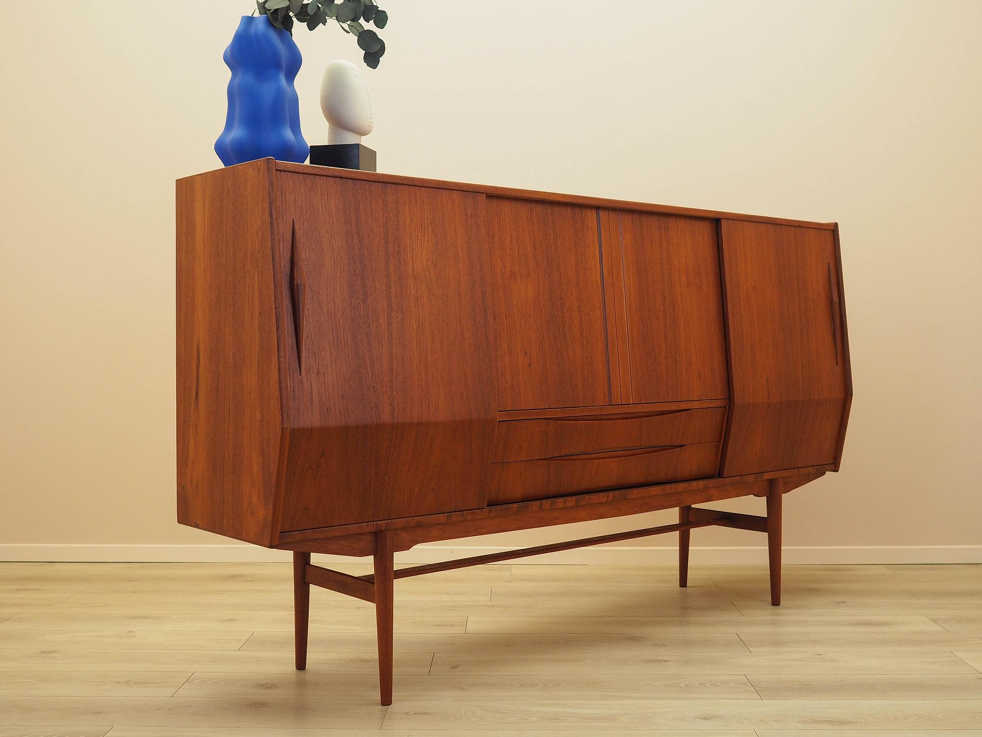 Teak Highboard 1960er Jahre 6