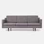 Bodo Sofa 3-Sitzer Grau 1