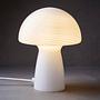 FUNGI TOWN Tischleuchte Farbglas Weiß 1