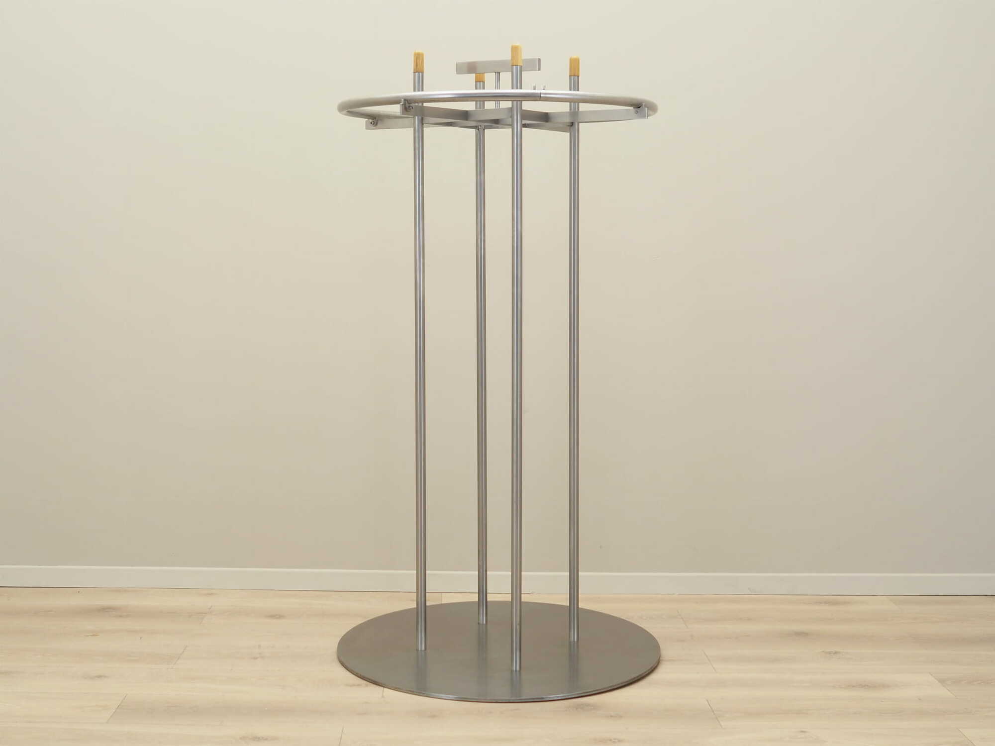 Vintage coat rack metal silver 1990s 1