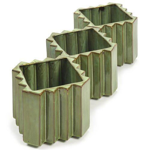 ZickZack Blumentopf Grün 1