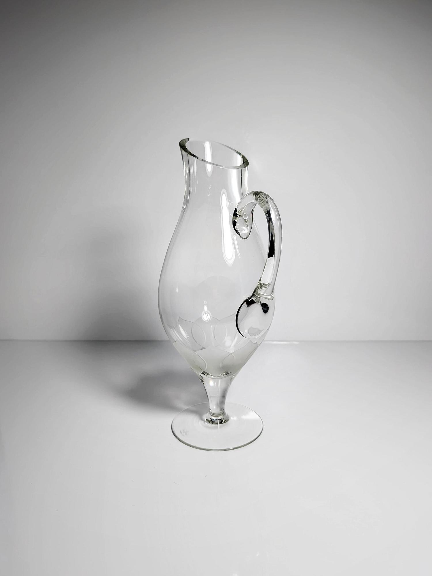 Vintage Lotus Decanter Crystal 1960s 1