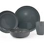 Dinner set 16-piece Porcelain Grey 3