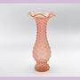 Vintage Blumenvase mit Wellenrand 1930er Jahre 3