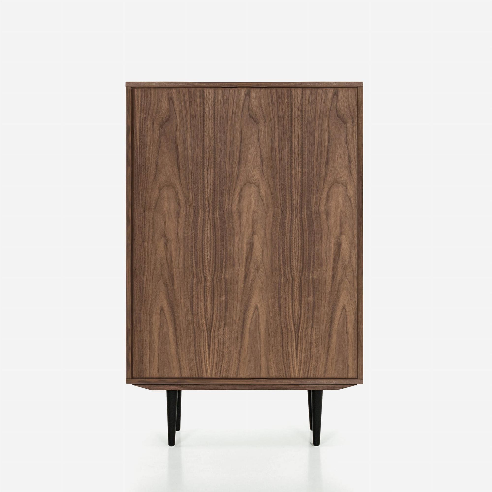 Bücherregal Amerikanisches Nussbaumholz Optik Braun 2