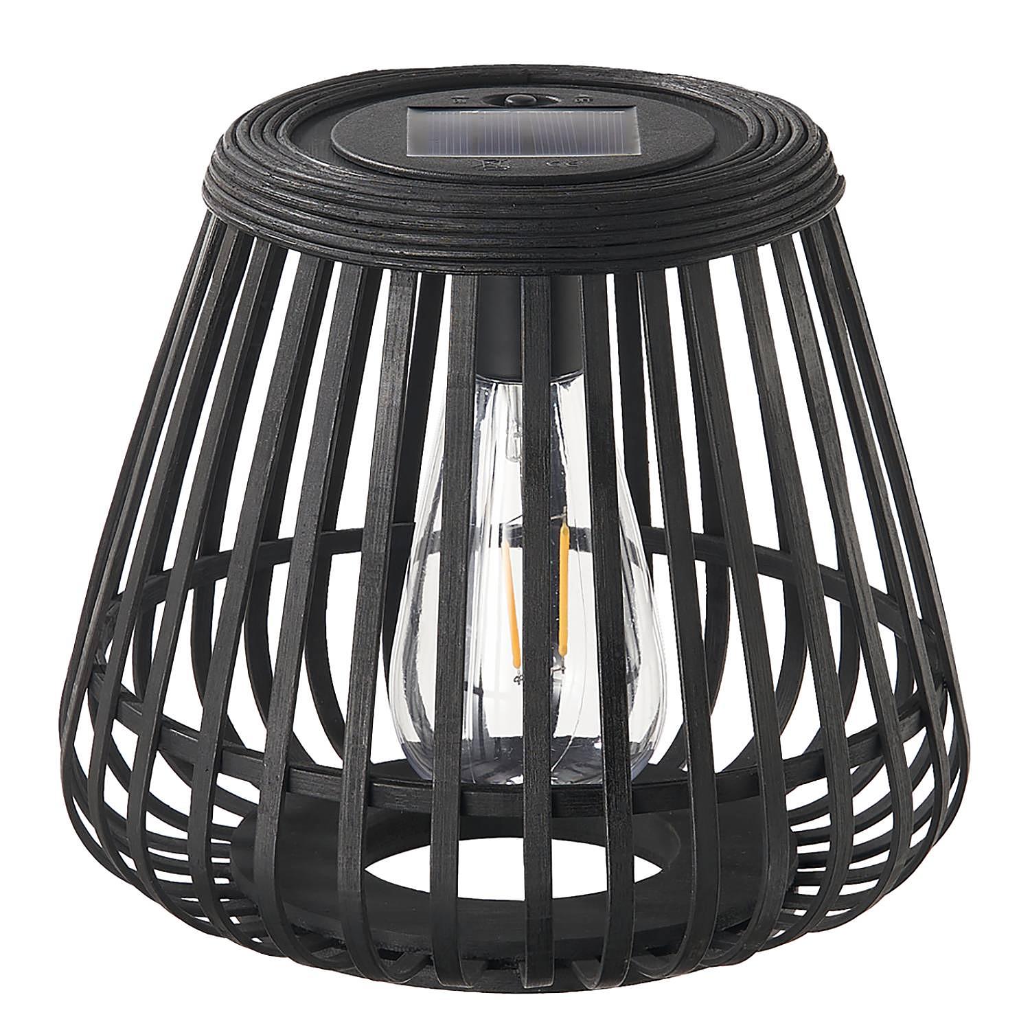 Solar-Laterne Sunshine Glimmer Schwarz 4