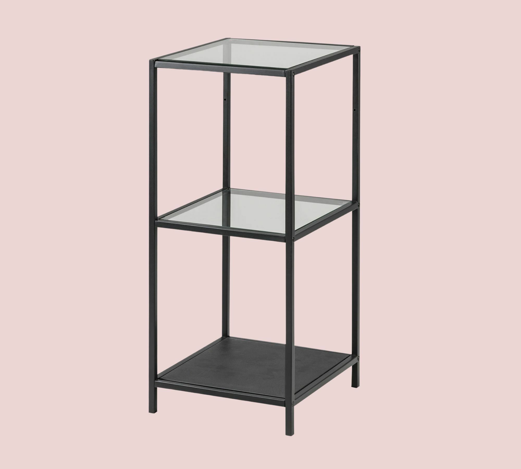 Regal Glas Metall Schwarz 0