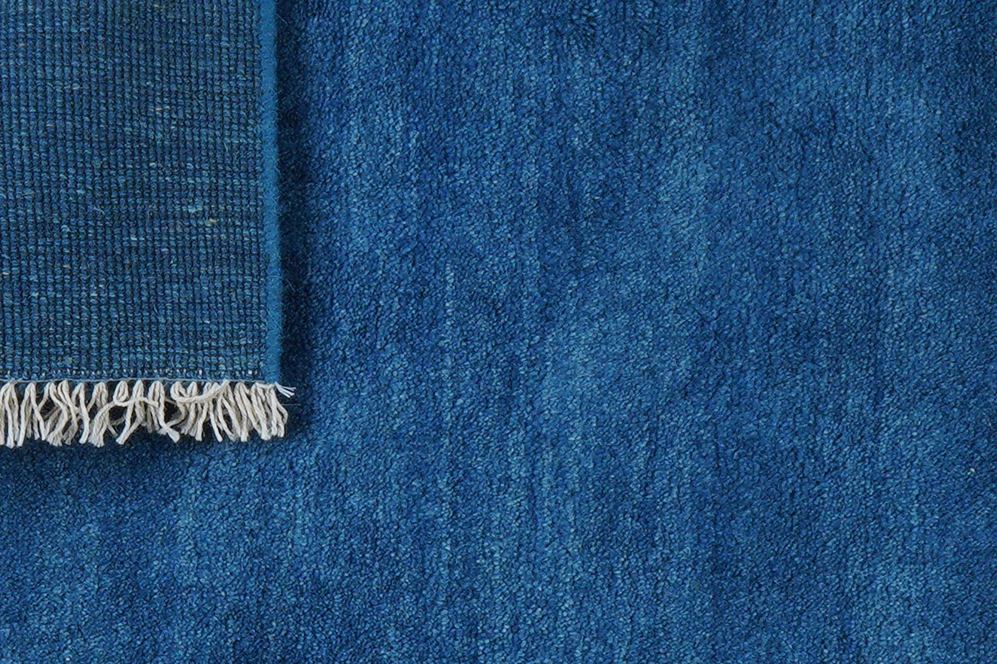 Rizbaf Gabbeh-Teppich Wolle Blau 5