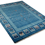 Tappeto Gabbeh Rizbaf Lana Blu 1