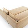Vivica Schlafsofa Récamiere Links Velours Matt Beige 5