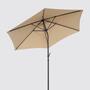 Sonnenschirm Aluminium Beige 1