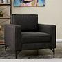 Lima armchair anthracite with black legs 0