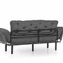 Nitta Triple Schlafsofa 3-Sitzer Grau 9