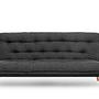 Saki Sleeper Sofa 3-Seater Dark Grey 8
