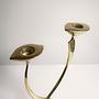 Vintage Kerzenhalter Messing 1950er Jahre 4