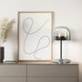Moderne LED Tischlampe KETO Silber 8