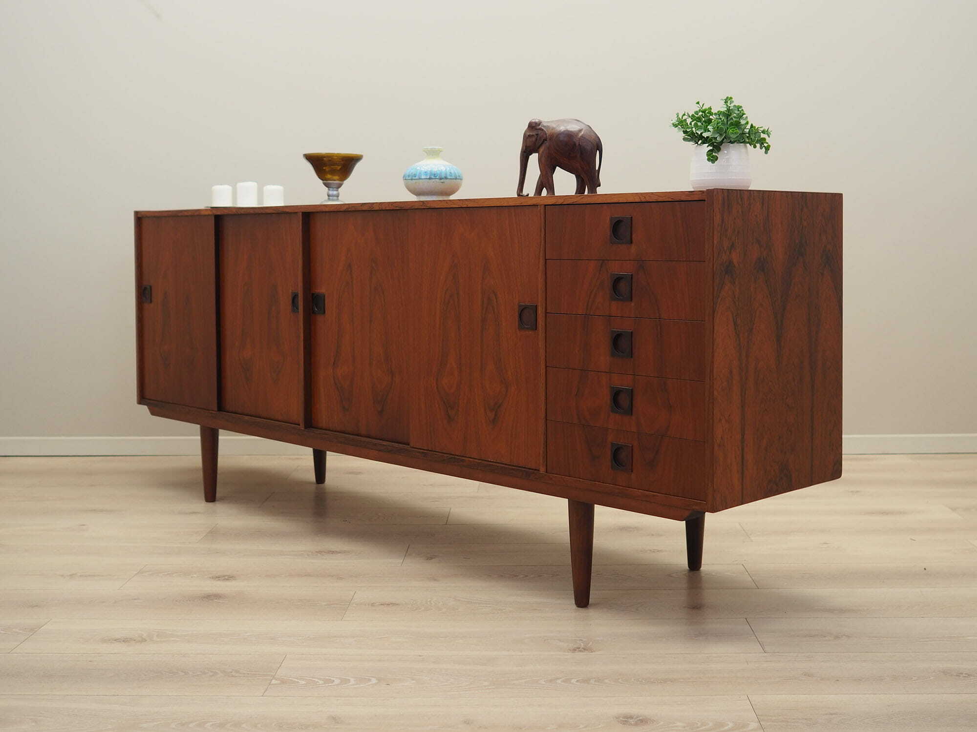 Sideboard Holz Braun 1960er Jahre 3