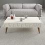 Lyon 3 Living room furniture set Wood veneer Cream Walnut 3