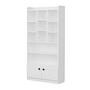 Tokyo Bookshelf Wood Veneer White 5