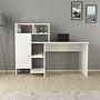 Bugra Desk Wood Veneer White 2