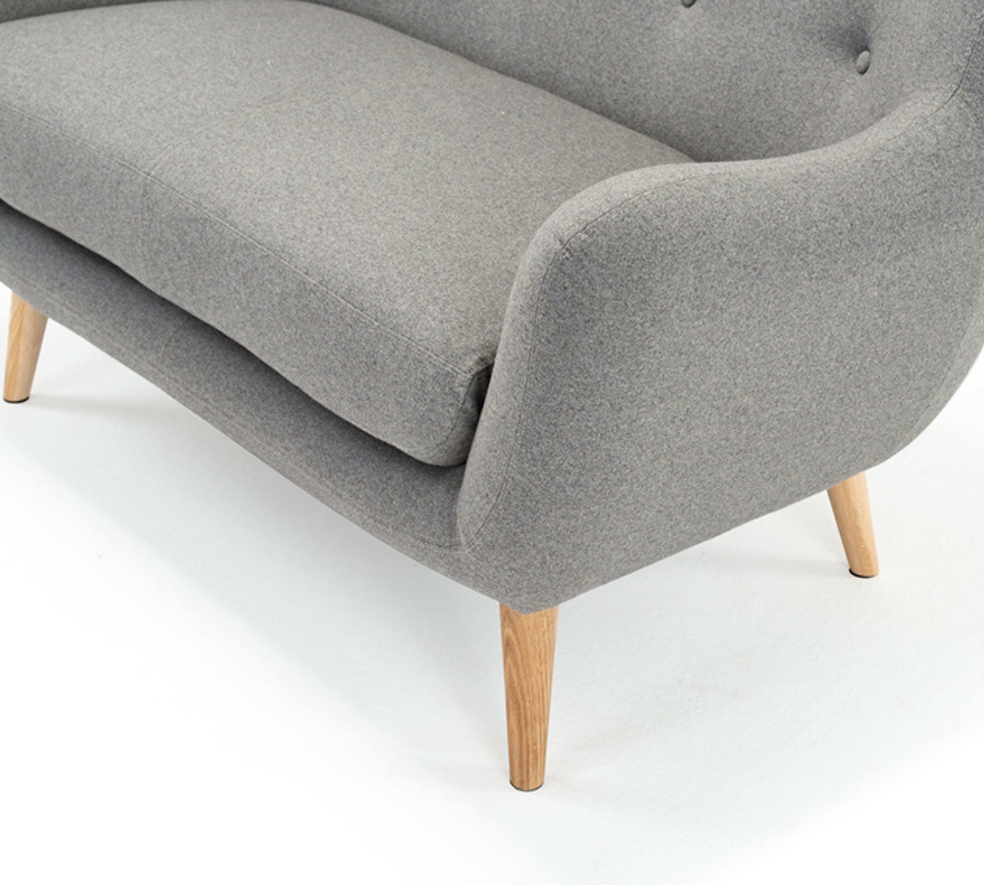 Herman Sofa 2-Sitzer Elliot Light Grey 3