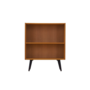 Vintage Bookshelf Ash Wood Brown 1970s 0