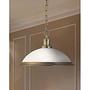Bistro Pendant Lamp Opal Glass Steel 1-light 1