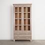 Display cabinet Oak 1980s 1