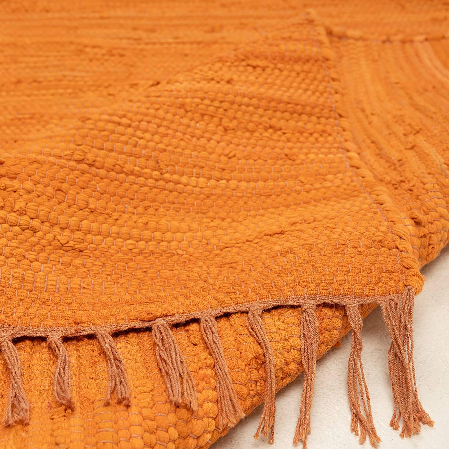 Happy Cotton Läufer Baumwolle Terracotta 1
