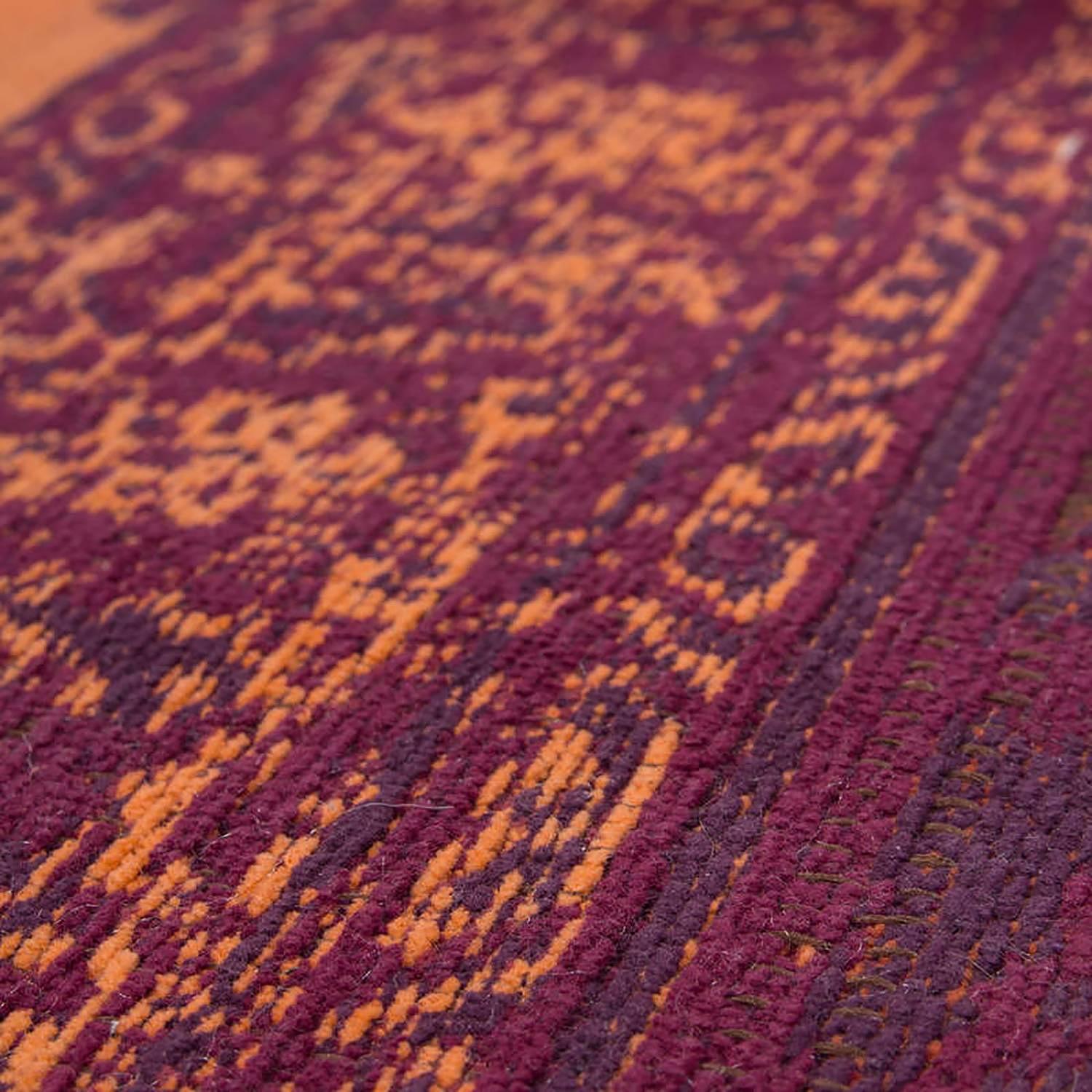 Symphony 160 Kurzflorteppich Baumwolle Rot 80 x 150 cm 2
