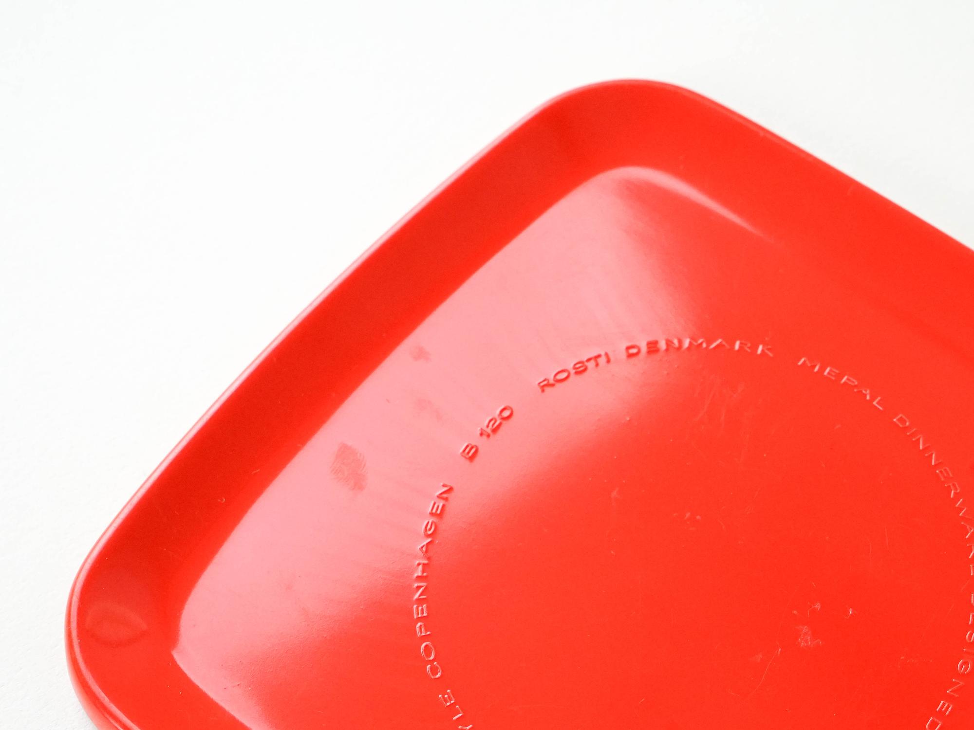 Cutting board 1970s Orange 3