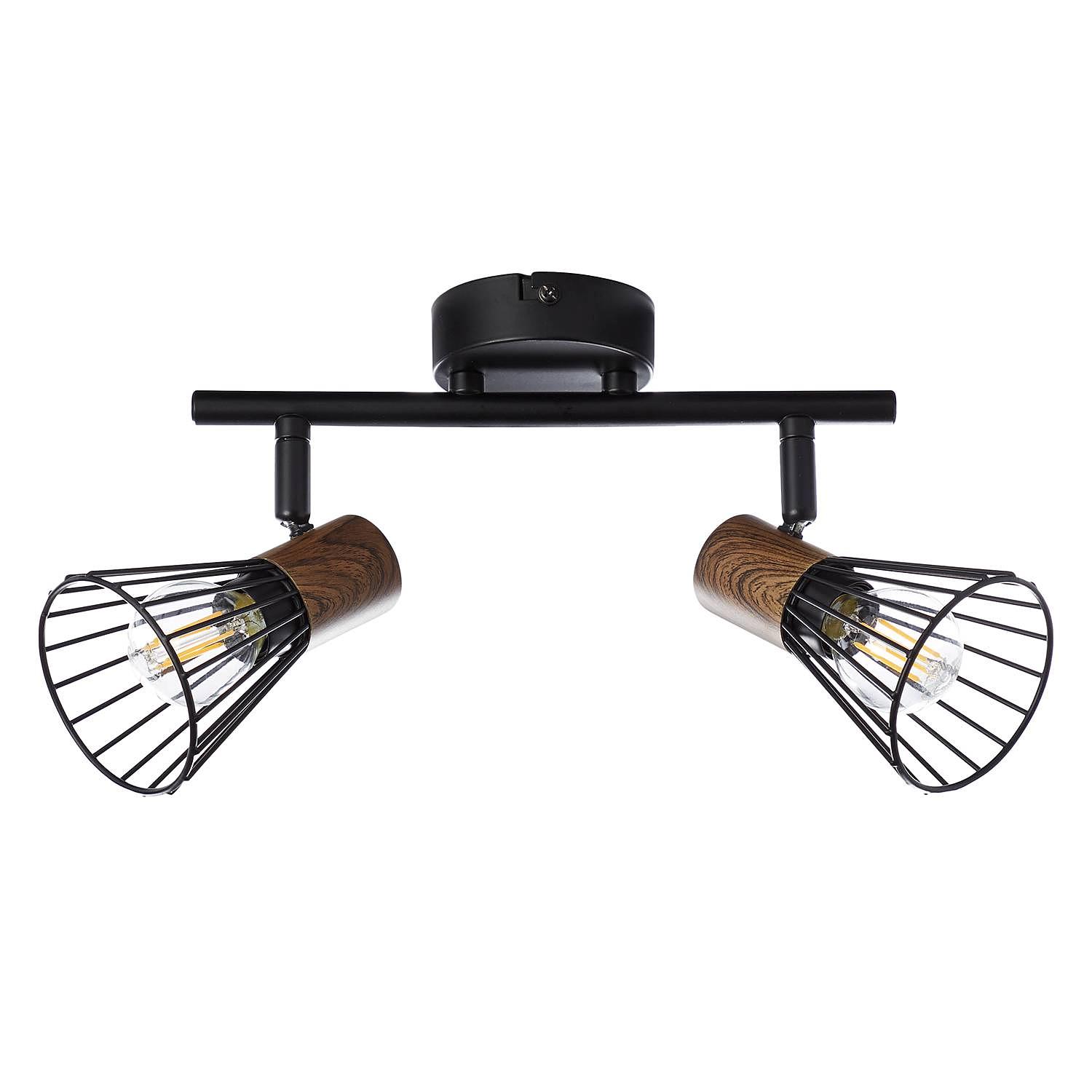 Ceiling light Manama I 2-light steel 3
