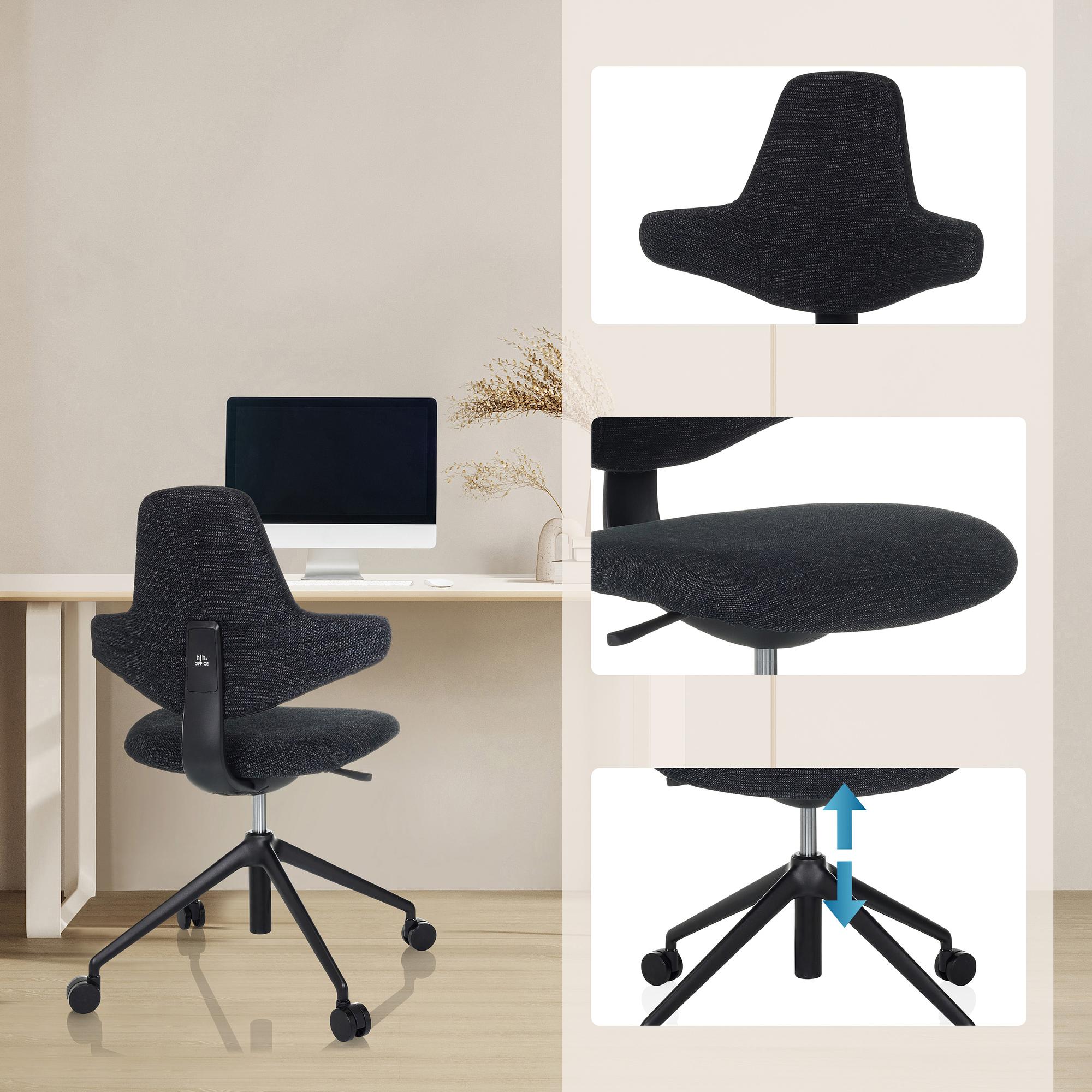 PALIANO Bürostuhl Schwarz 2