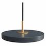 Asteria Mini Pendelleuchte Metall Grau 0