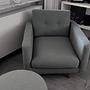 Konrad Sessel Kunstfaser Fabio Grey Green 0
