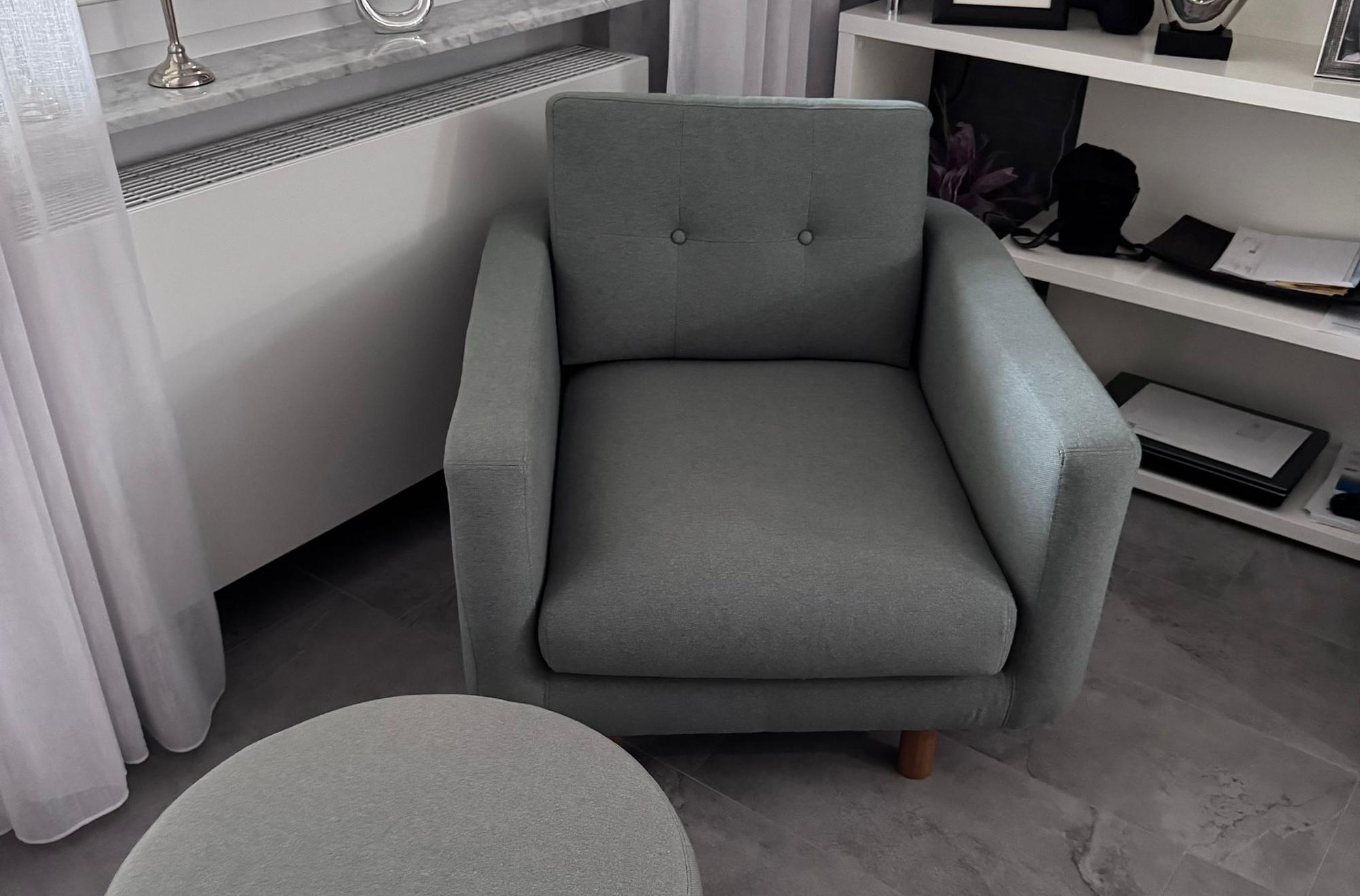 Konrad Sessel Kunstfaser Fabio Grey Green 0