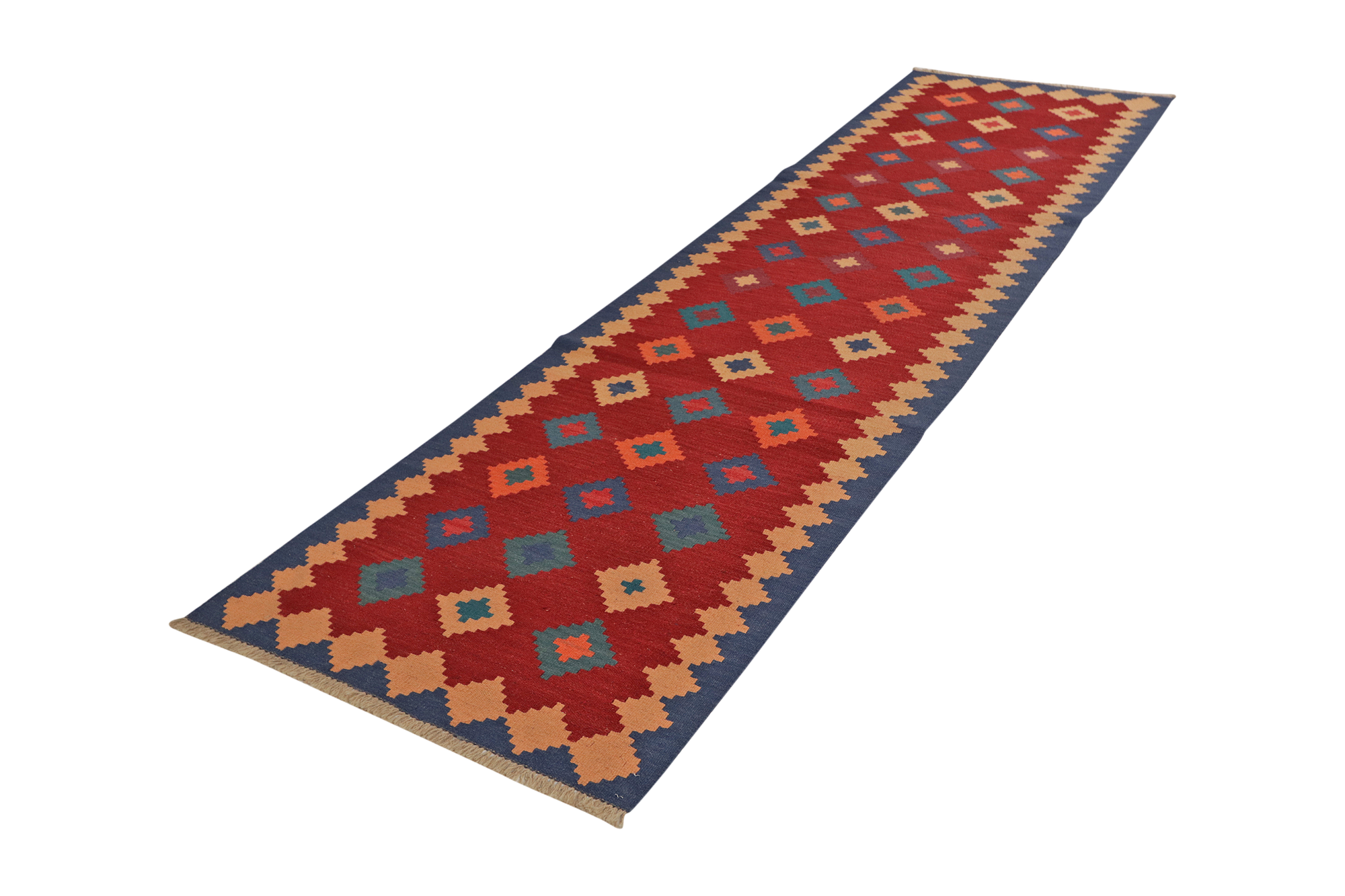 Kilim Gashgai Teppich Mehrfarbig 3