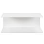 2x Wall shelf Targon Metal White 1